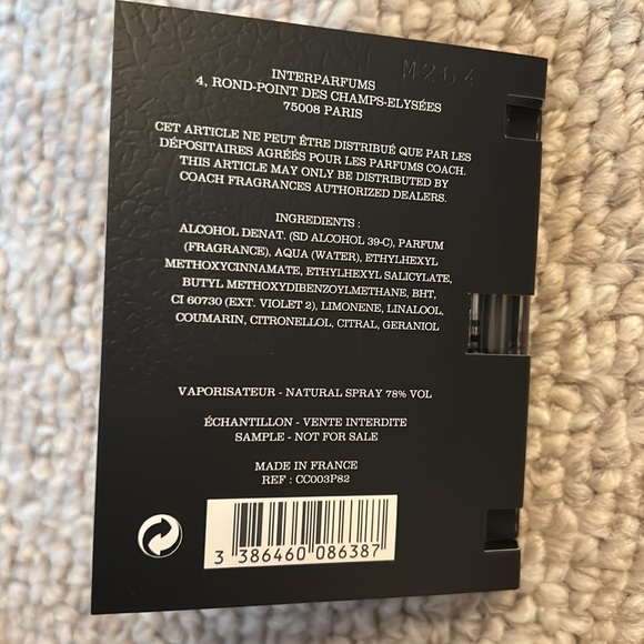 Brand New Coach New York Men’s Eau De Toilette Travel/Sample Size - Picture 3 of 8